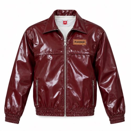 IMG_6761 RAEDER Burgundy Zip-Hem Leather set