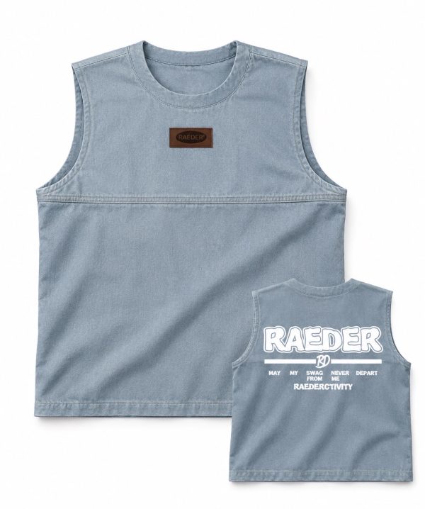 Raeder Denim Sleeveless Jacket(MMSNDFM)