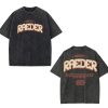 RAEDER acid wash tees