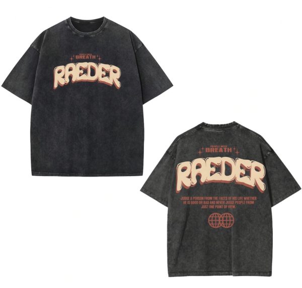 RAEDER acid wash tees