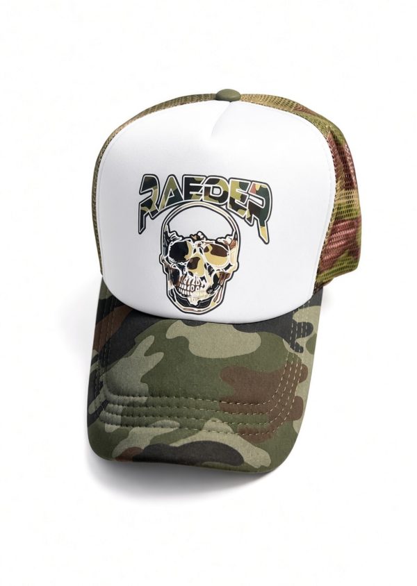 Raeder camouflaged trucker hat