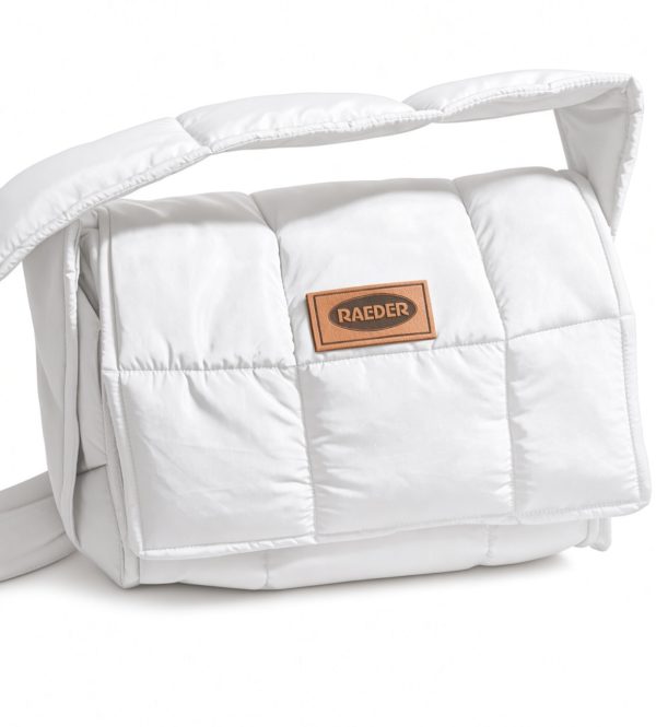 Raeder puffer crossbody bag